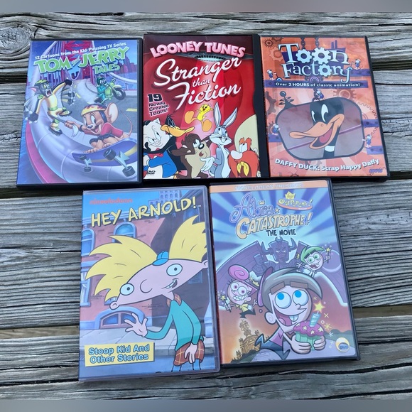 Bundle 2/$10 FAIRLY ODD PARENTS HEY ARNOLD LOONEY TUNES TOM JERRY Kids DVD Movie - Picture 3 of 8